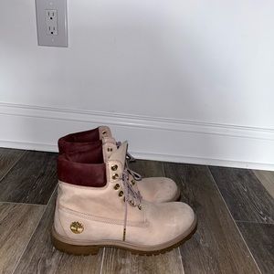 Timberland Legends Club Size 9 Pink Timbs